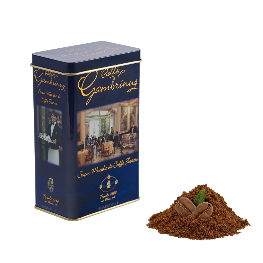 Latta caffè macinato GAMBRINUS 250gr