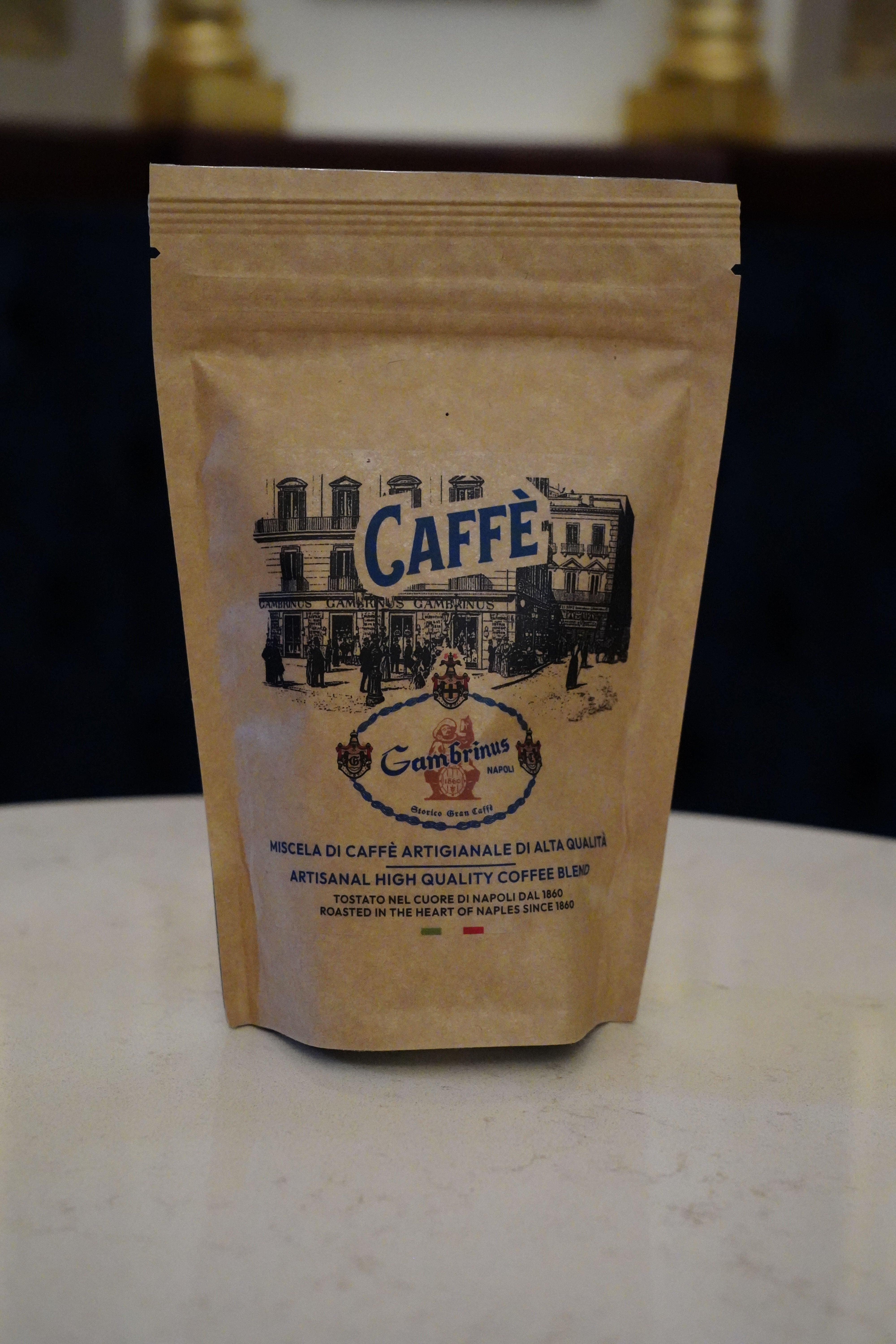 Caffè miscela Gambrinus - caffè in grani 250gr